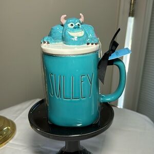 Blue Sulley coffee/tea mug with topper